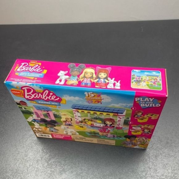 MEGA - Barbie Building Set - FARMER'S MARKET ~90 Pieces 4+ (8830) - Picture 5 of 7